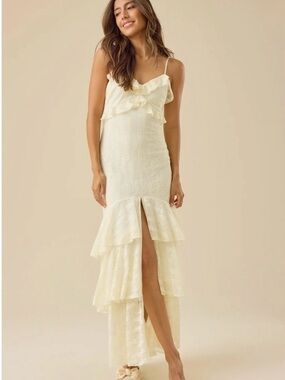 altar'd state roxanne embroidered maxi dress Roxanne Layered Maxi Dress Altard State